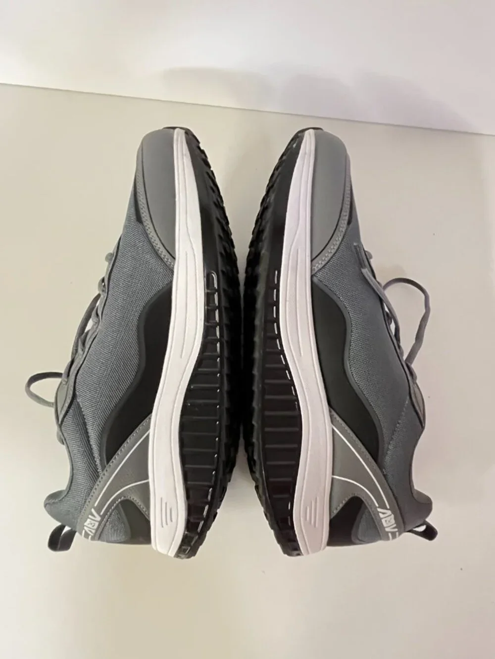 AOV Men's Orthopedic Walking Shoes Sneakers Mesh Charcoal Wide Toe Box Size 11